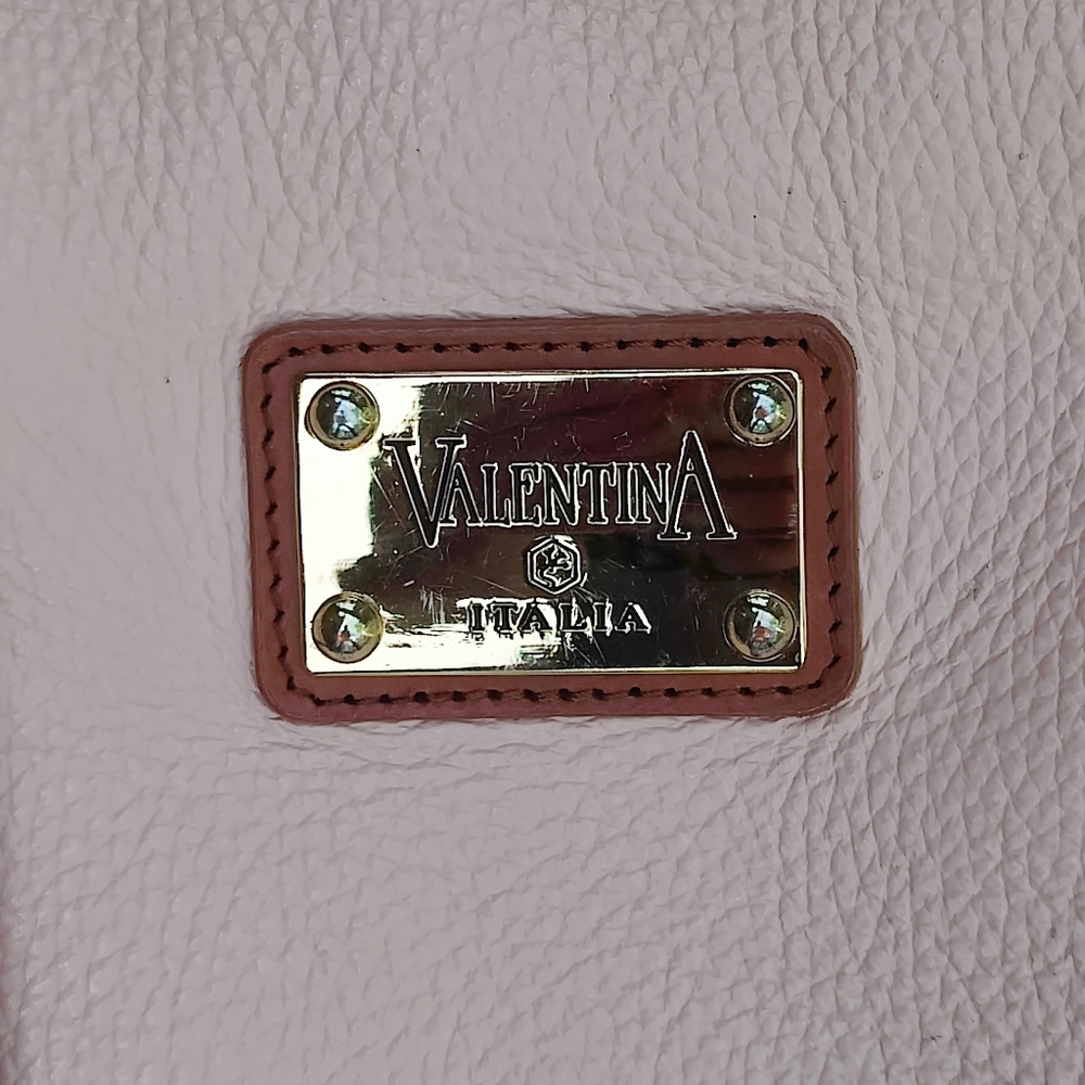 Valentina Large Pebbled Leather Tote - Picture 2 of 7